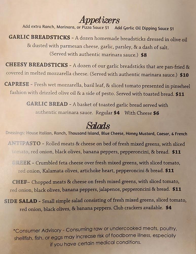 Angelo's Menu image 1